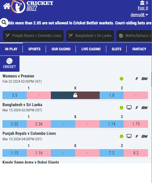 Cricketbuzz-betting-Dashboard